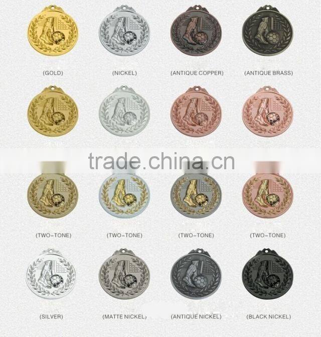 Free design,cheap Custom Zinc metal sports medals