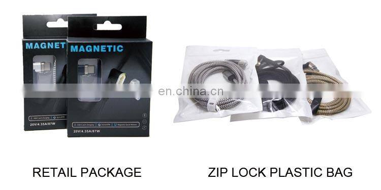 YouCable For Macbook USB C Type-C 87W Nylon Braided Fast Magnetic Charging Cable