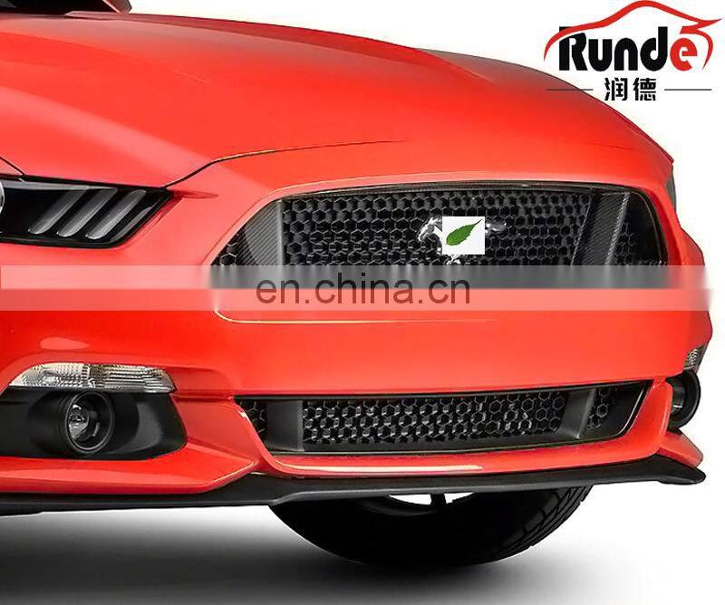 Runde Auto Accessories Body Parts Carbon Fiber GT Style Front Grille Suitable For 2015-2017 Ford Mustang front grille