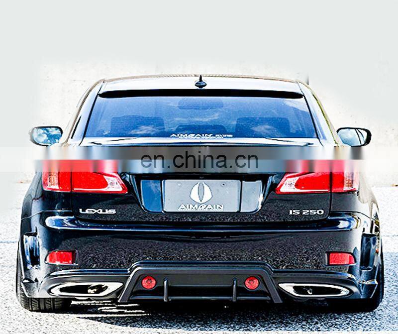 Runde Car Modification Resin Material Old Lexus Upgrade IS300 Body Kit For 2006-2012 Lexus IS250 Aimgain Style Rear Bumper