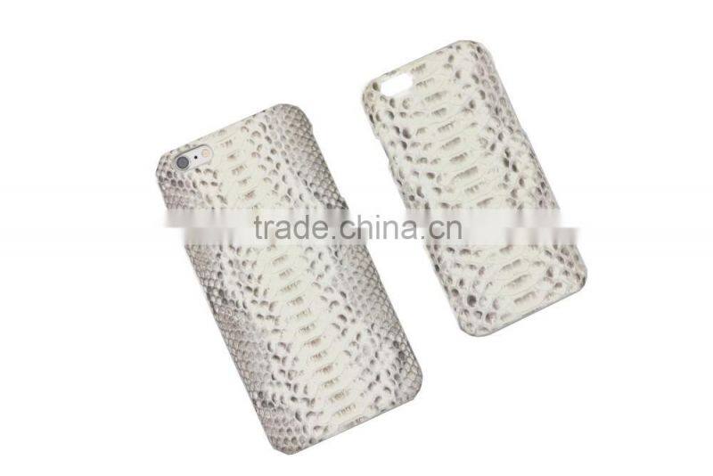 High Quality Luxury Colorful Real Python Snake Skin Leather PC Mobile Phone Case for Iphone6/6s Plus