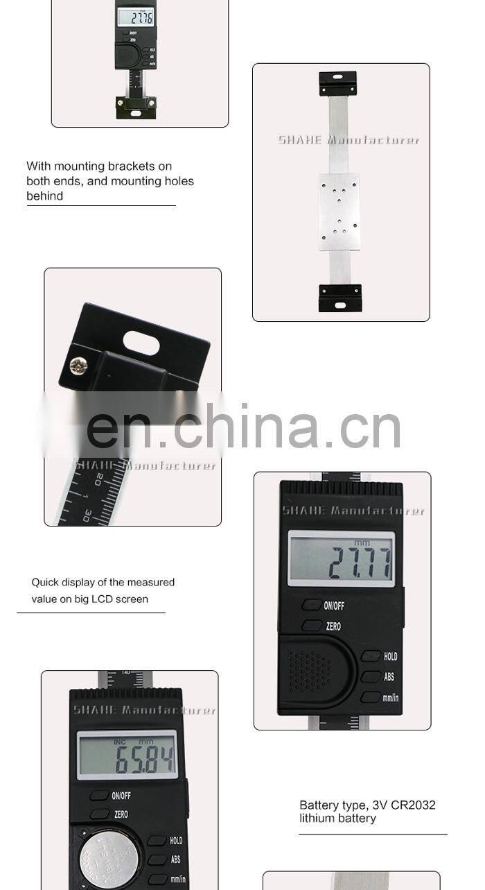 0-100mm/4'' high quality vertical digital linear scale with Digital Readout DRO Display electronic linear scale