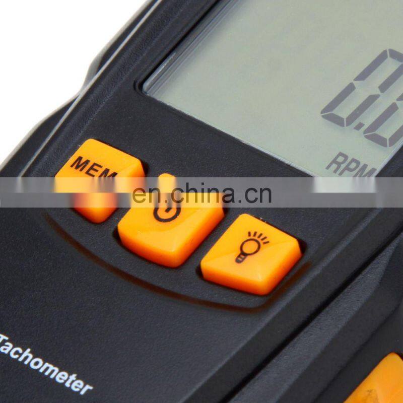 SHAHE 2.5-999.9rpm Digital handheld Tachometer Electronic Tachometer with Laser Point Speed Digital Tachometer