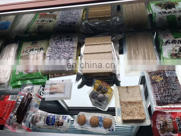 Automatic sausage cheese dates meat fish thermoforming vacuum packaging machine