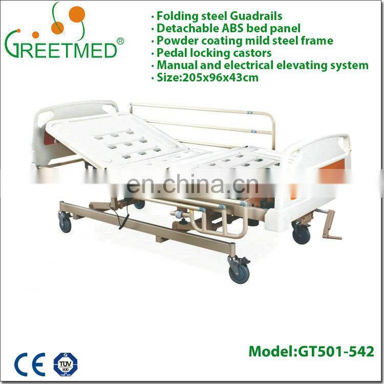 Good price 2/3/5/7 functions electric hospital bed with CE approved