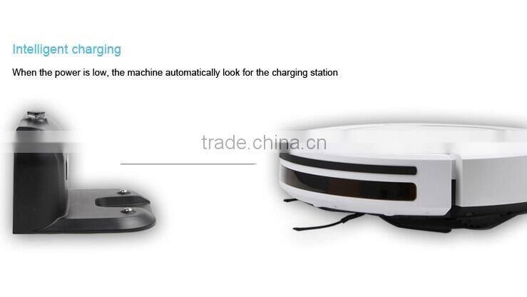 2016 new arrival Robot Vacuum Cleaner dry and wet anti falling robot factory