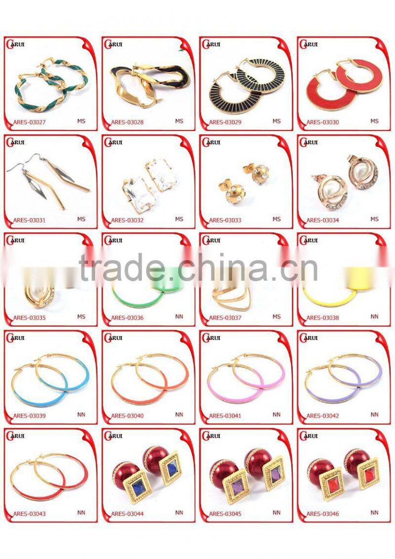 Girl rings black dubai gold jewelry earring