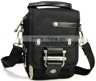 Waterproof Mens Shoulder Bag Patchwork Fabric