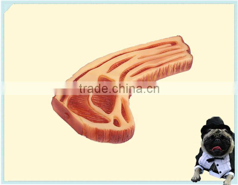 The simulation meat piece of pet toys wholesale