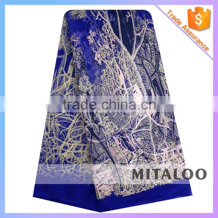 Mitaloo MFL0134 African Fashion Lace Latest Yellow Net Lace New Lace