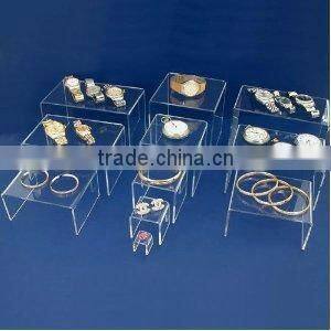 Clear Acrylic display riser for jewelry