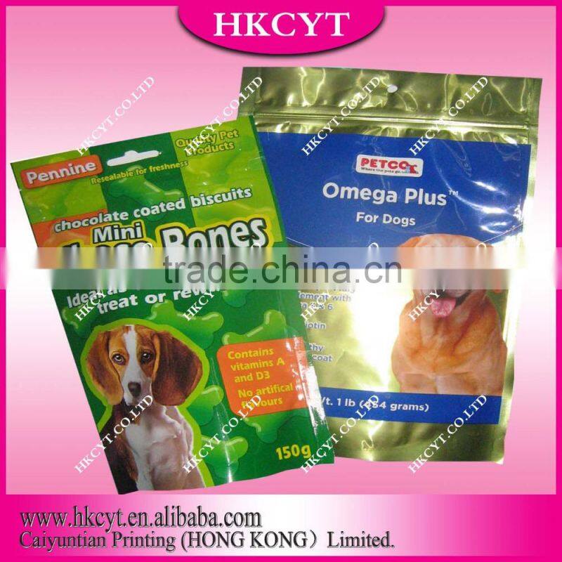 Zipper Pet Food Packaging And Pet Food Bag