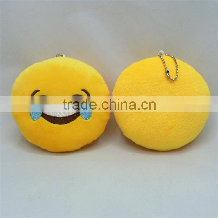 iPhone Emoji Smiley Emoticon Yellow Pillow Plush Emoji Keychains