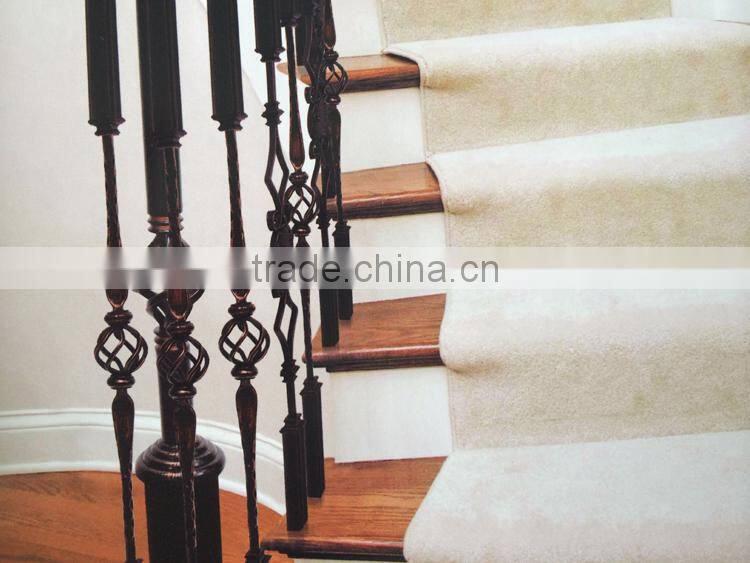handforged wrought iron stair railing/Outdoor stair handrail
