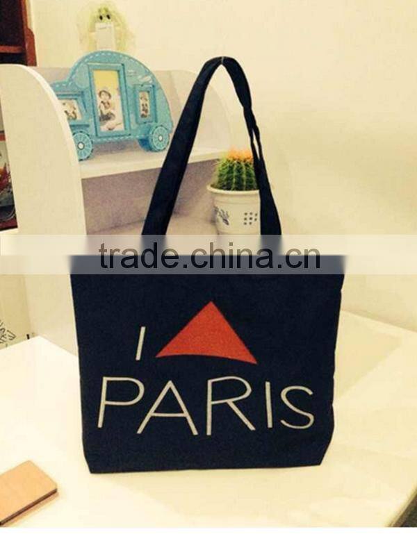 Fashion printing canvas bags large women hot canvas tote shopping bag