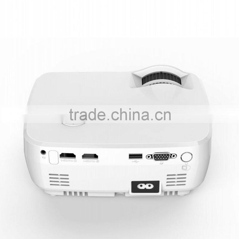 LCD LED Mini Projector 800 Lumens Full HD 1080P Potable Projector For Home TV Movie Video Game