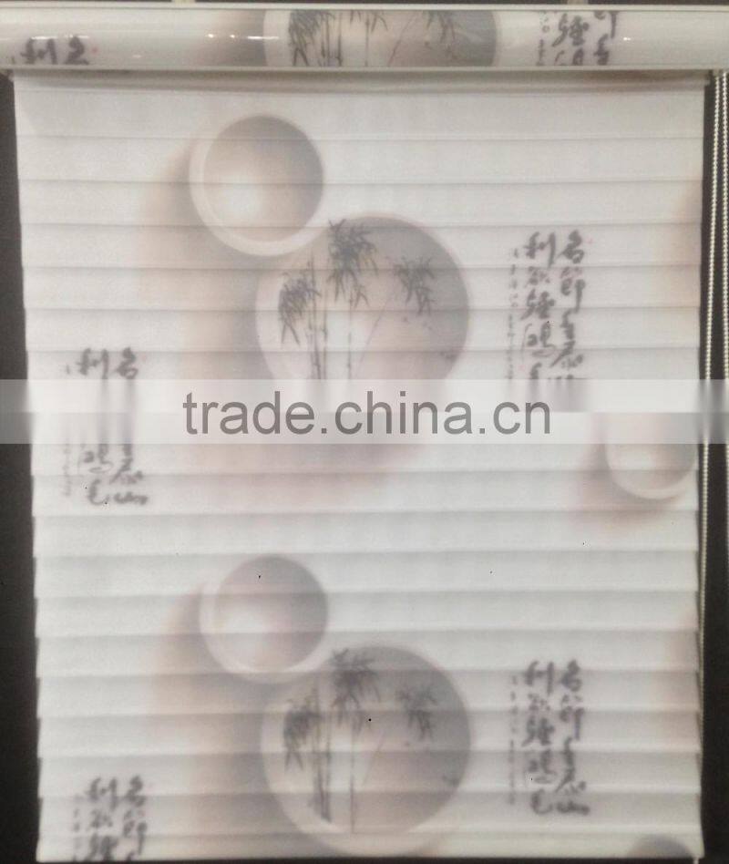 High Quality Printing Shangri-la Blinds/Printing silhouetted Blinds