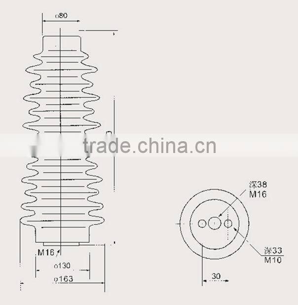 insulator fitting / insulator joint / transformer bushing insulator