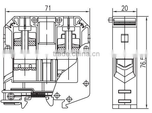 SUK-50 phoenix contact electrical connector terminal block