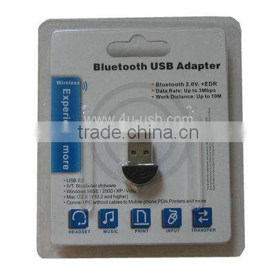 High quality Driveless Bluetooth USB Dongle Adapter With CSR Chip,Plug & Play