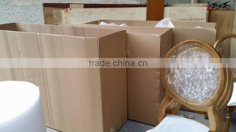 White color classical three person chair for wedding XY0838