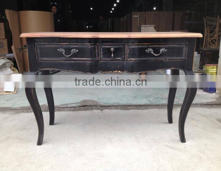Antique Shabby Chic Furniture Wooden Console Table with drawer