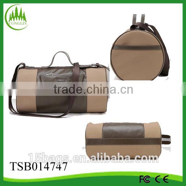 High quality black leisure sports wholesale fashion PU travel bag