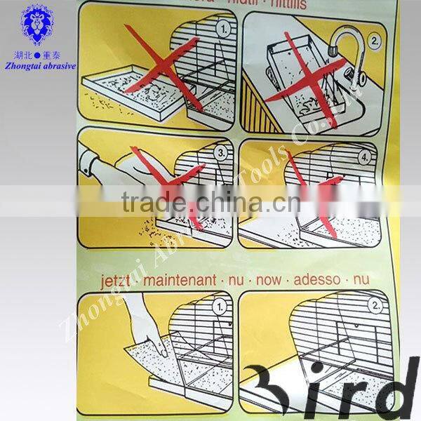 pet birds cage accessories gravel paper