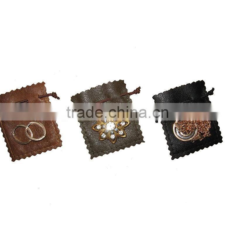 Real leather small pouch purse bag jewellery gift mini drawstring bags CHEAP