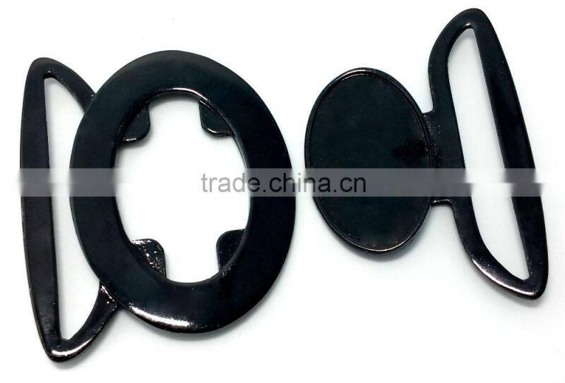 oval shape metal buckle locking metal buckle waist metal buckle