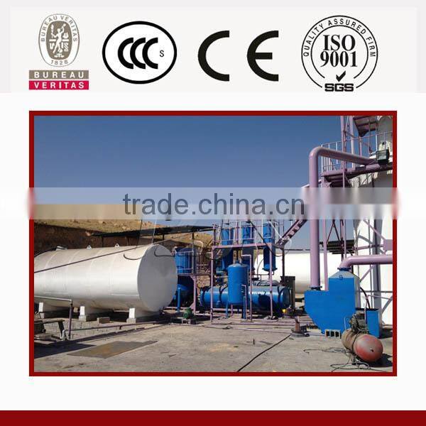 Waste used scrap tire rubber recycling pyrolysis machine