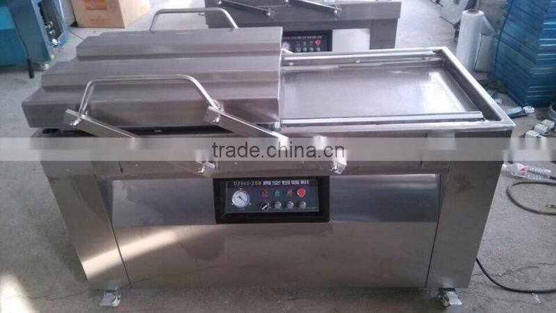 Double chamber vacuum packager