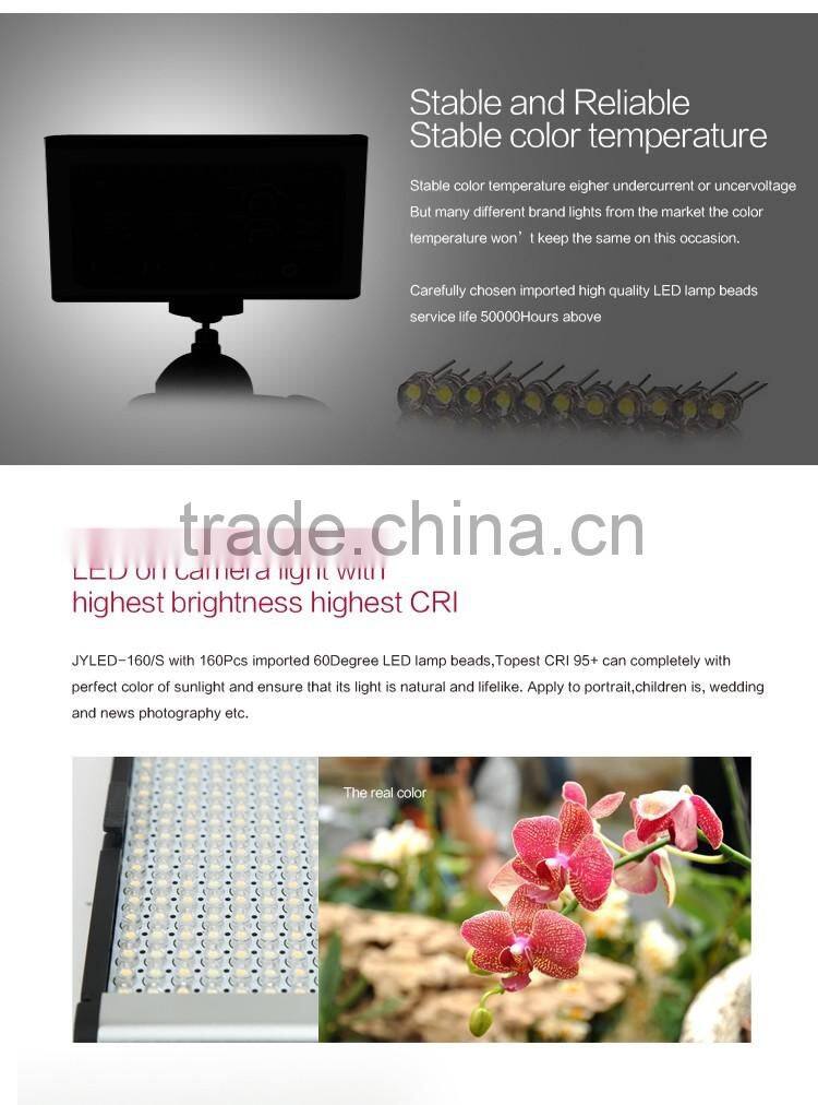 Rechargeable color temperature LED Photography Light CRI95 aluminum alloy body