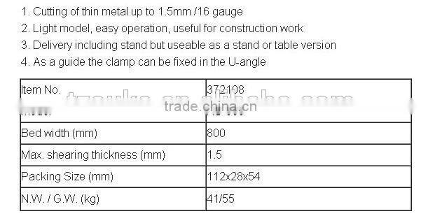 Guillotine Shear HS-1000