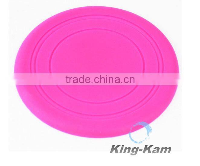 whosale different colors silicone soft frisbee silicone frisbee for pets training