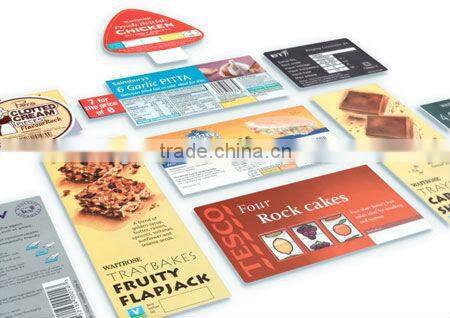 Custom food packaging stickers Labels Of Various Shapes,Full Color Labels,adhesive packaging sticker