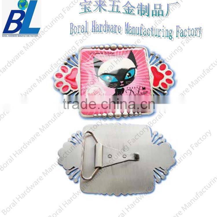 Custom fashion belt buckles for women in zinc alloy
