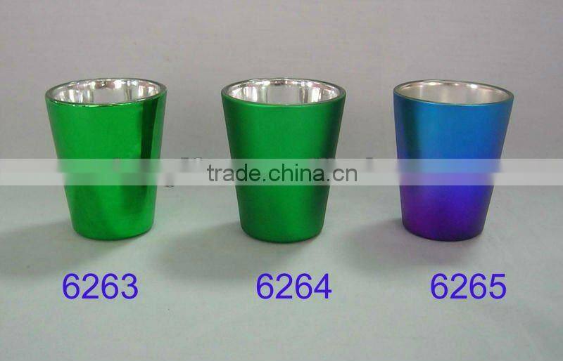 metallic glass palm tree