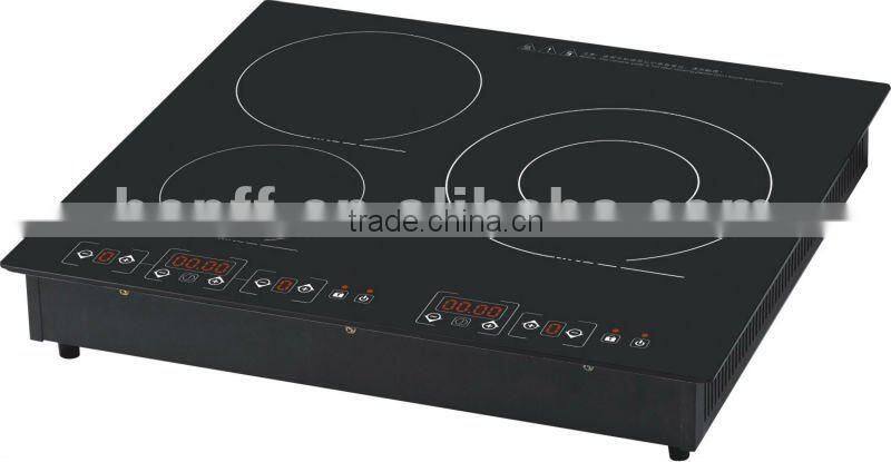 Freestanding metal body top plate cook radiator gas cover