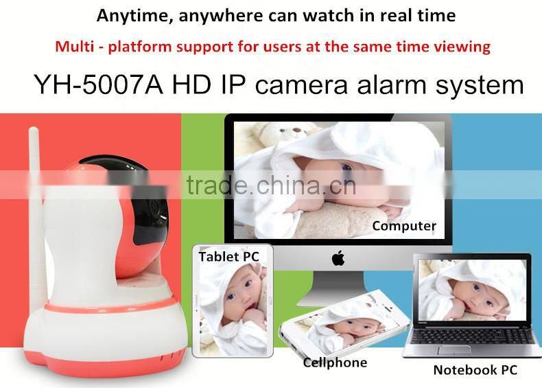 YH-5007A candy colors wifi camera security alarm system wireless 433MHz WIFI IP camera