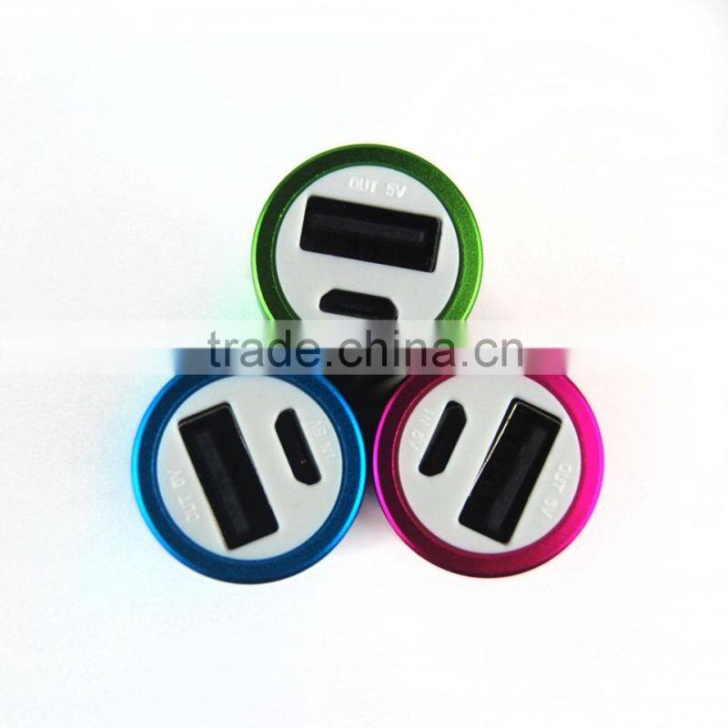 Stylish, lipstick-shaped, lightweight design fits easily into any pocket or bag 2600mAh Mini Portable Charger