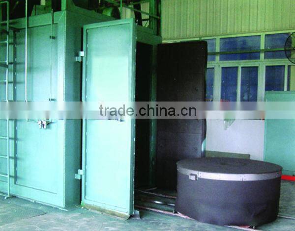 01 Trolley Type Turntable Wheel Blast Machine for Bulk Surface Treatment