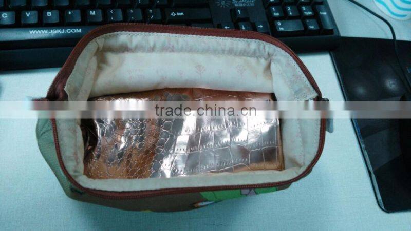 Colorful Printing Customized Promotional Canvas Cosmetic Bag