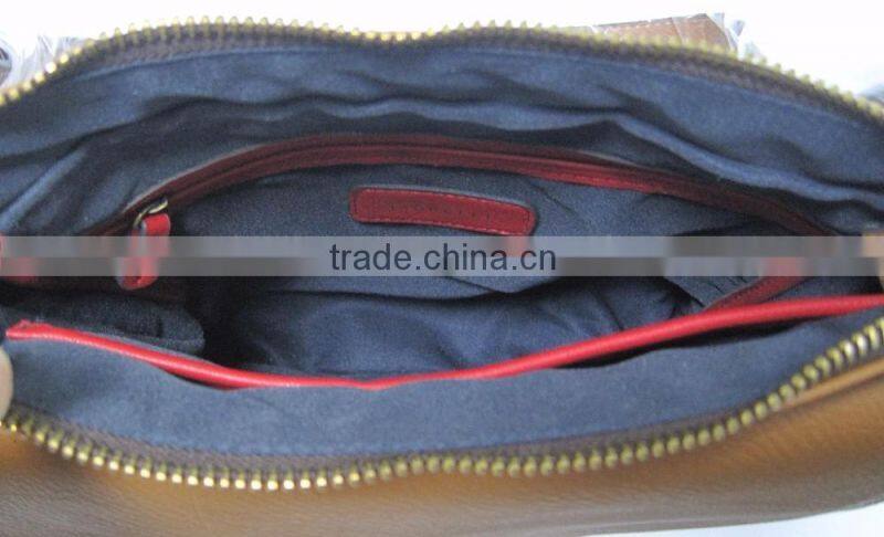 New design fashion leather shoulder handbag for men