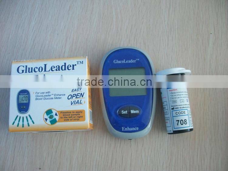 PC downloading FDA certificate new blood glucose meter Enhance non invasive glucose meter