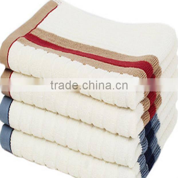 hot sale popular promotion 100%cotton jacquard bath towel design