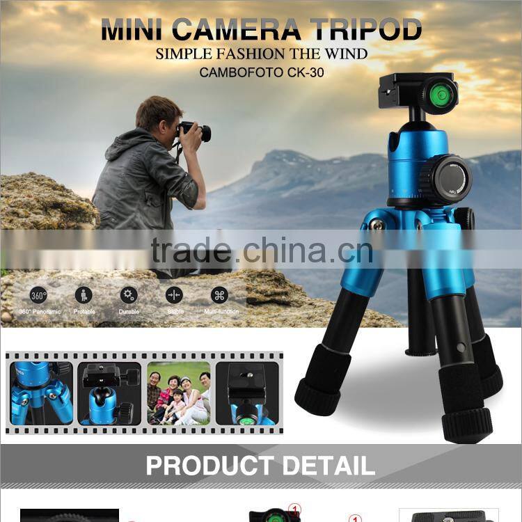 Mini tripod camera photo tripod with panoramic head for photography