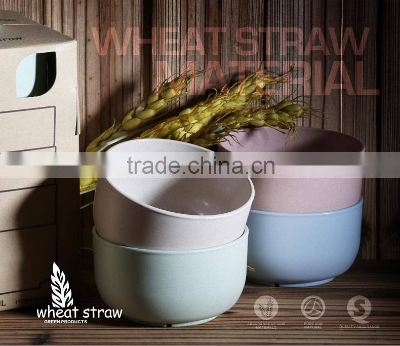 2015 New Product Best Demand Wheat Straw Dinner Plate