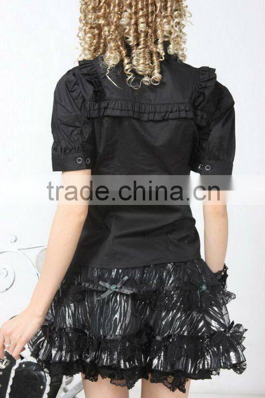 GOTHIC 81091 PUNK Lolita LACE QUEEN SHIRT S-L