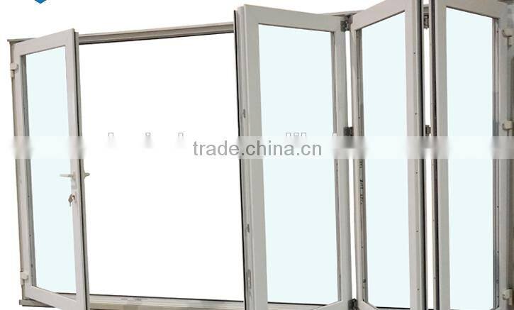 Europe style aluminum folding window with price